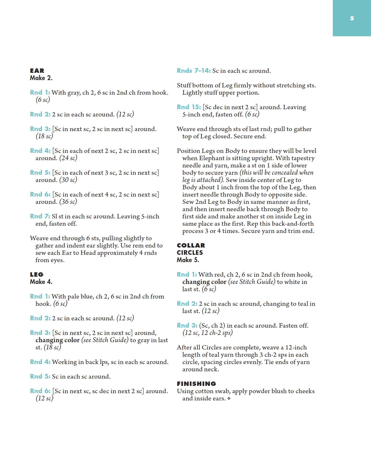 Acrobat elephant amigurumi pattern (4)