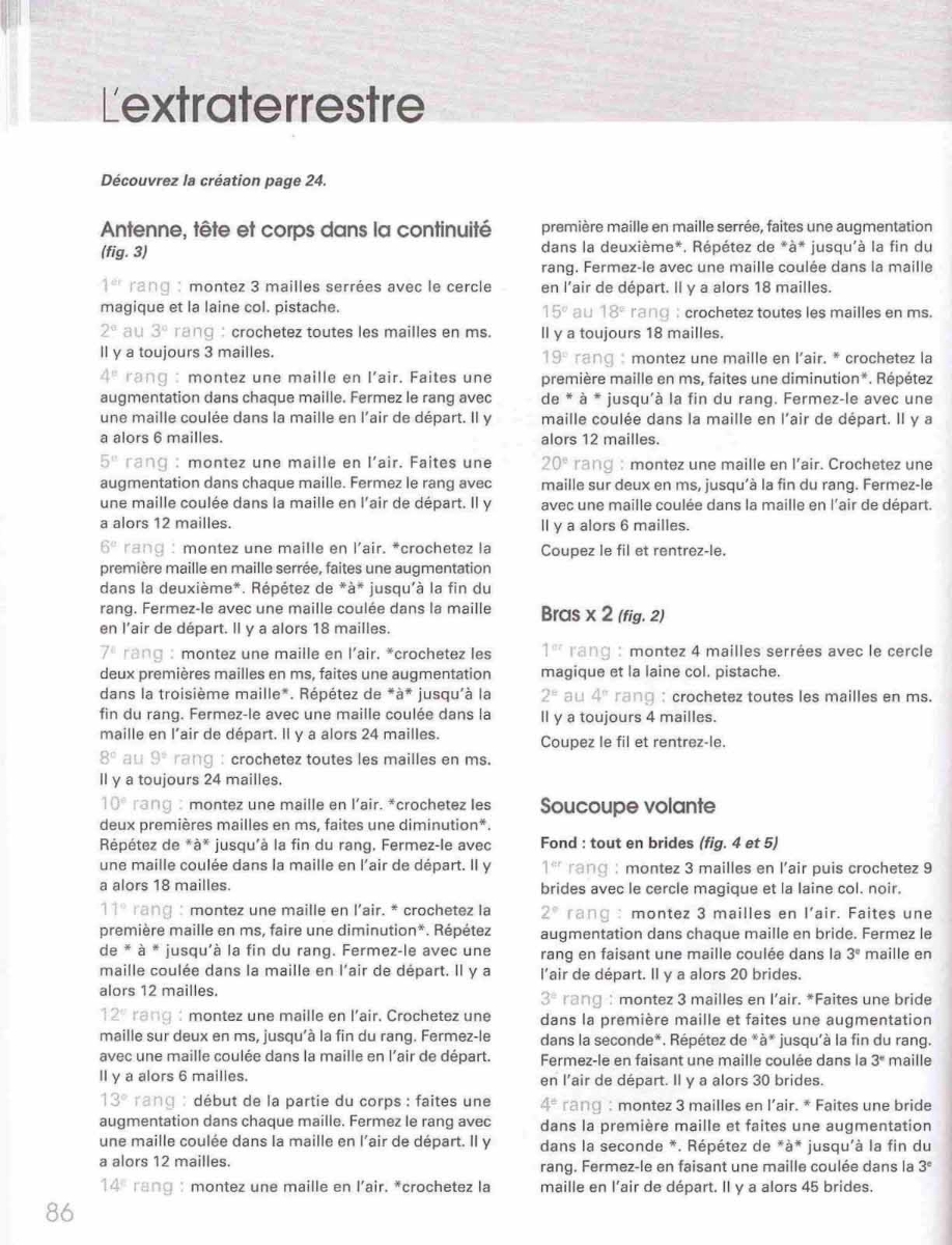 Alien amigurumi pattern 1 (2)