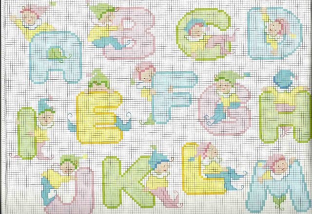 Alphabet baby with goblins colored letters (1)