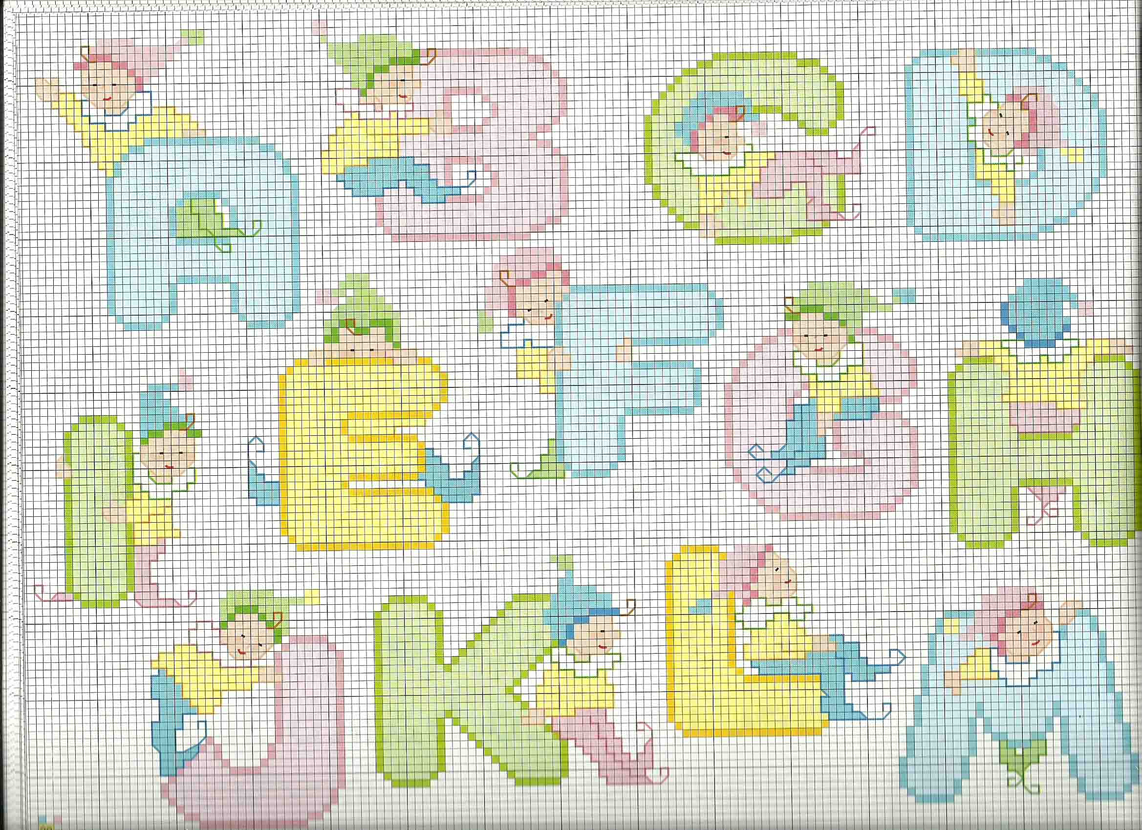 Alphabet baby with goblins colored letters (1)