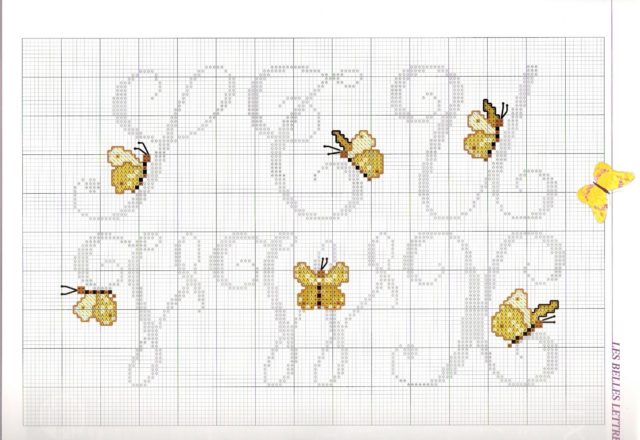 Alphabet butterflies (1)