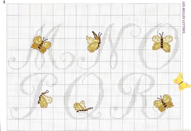 Alphabet butterflies (2)