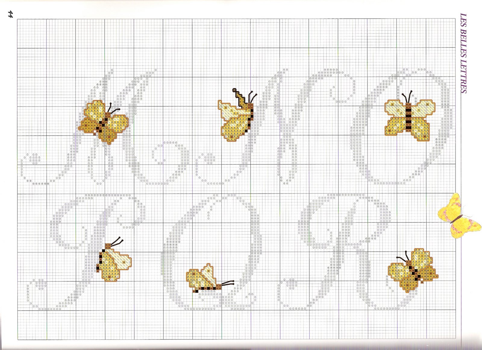 Alphabet butterflies (2)