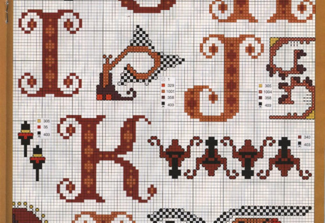 Alphabet color brown (2)