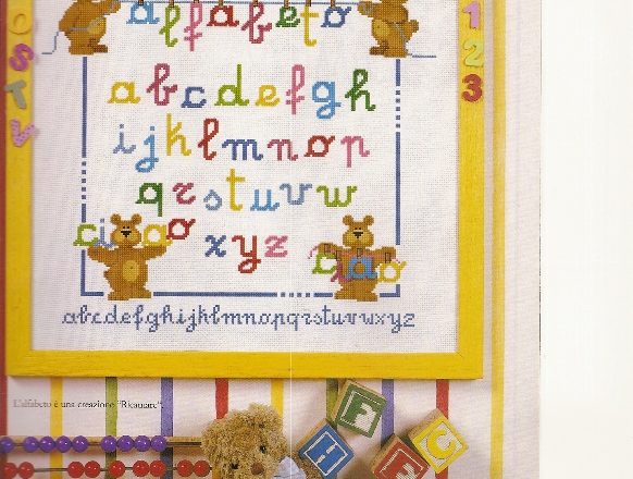 Alphabet letter as clothes hanging (2)