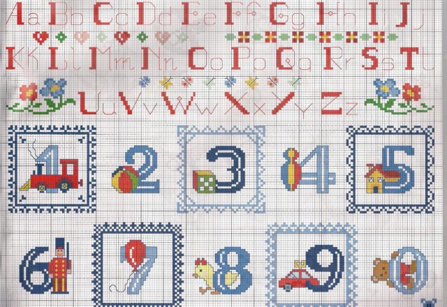 Alphabet numbers toys