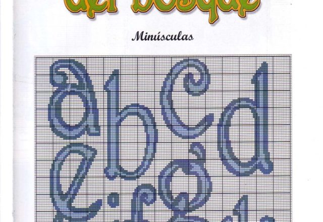 Alphabet the inhabitants of the forest (1)