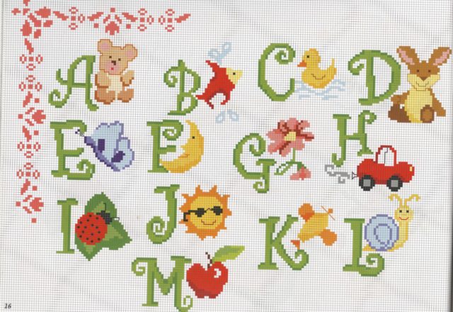 Alphabet with animals