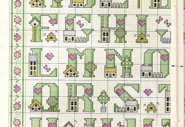 Alphabet with houses (2)