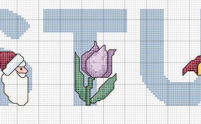 Alphabet with various subjects (5)