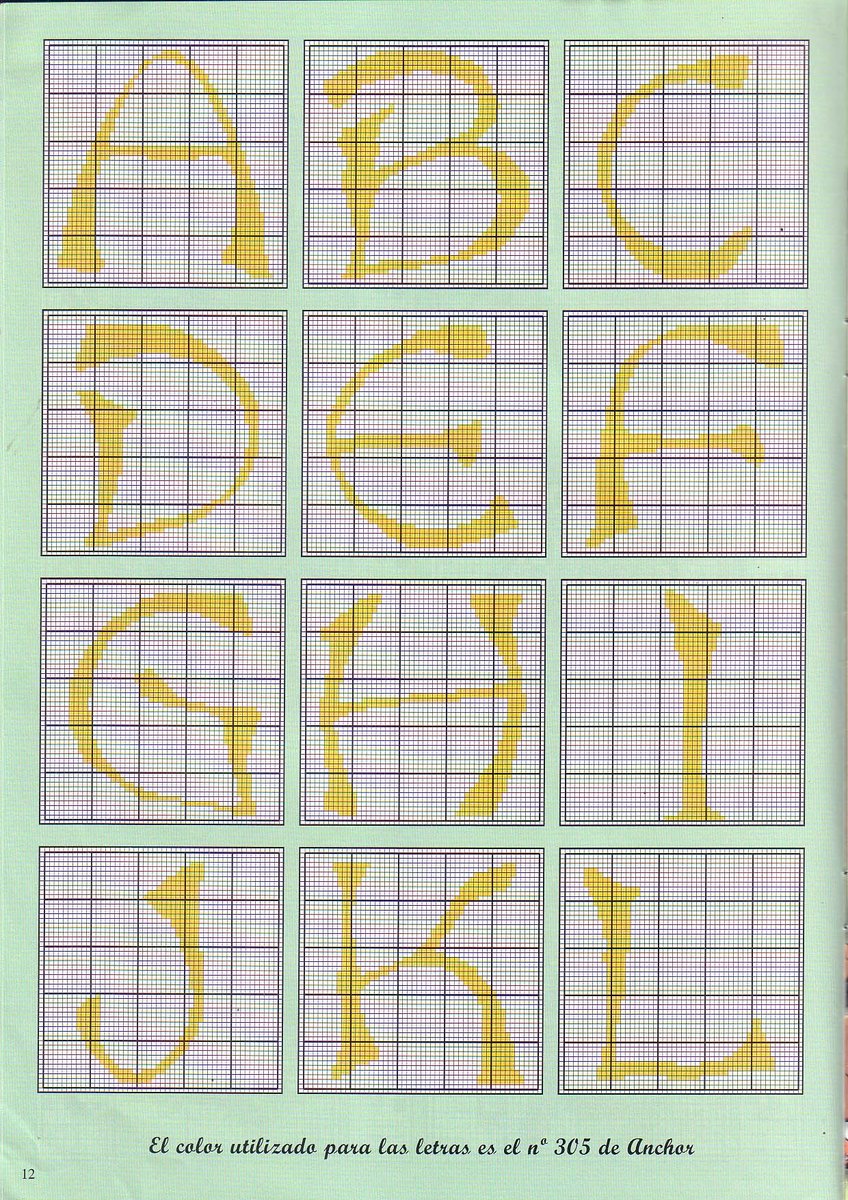 Alphabet with yellow letters (1)
