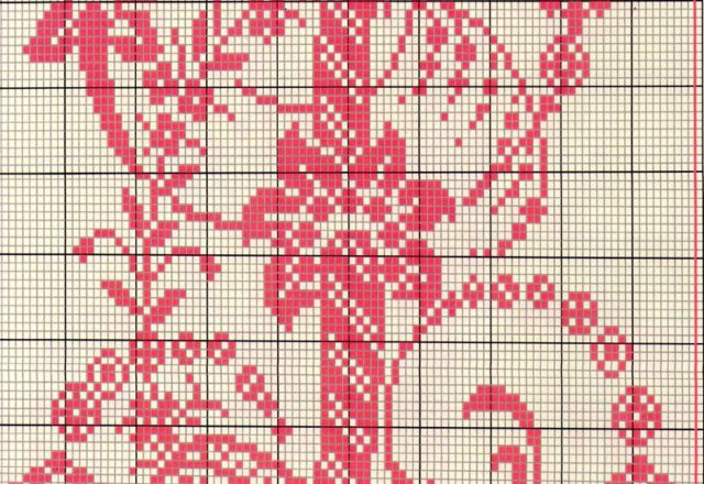 Ancient old cross stitch alphabet (11)