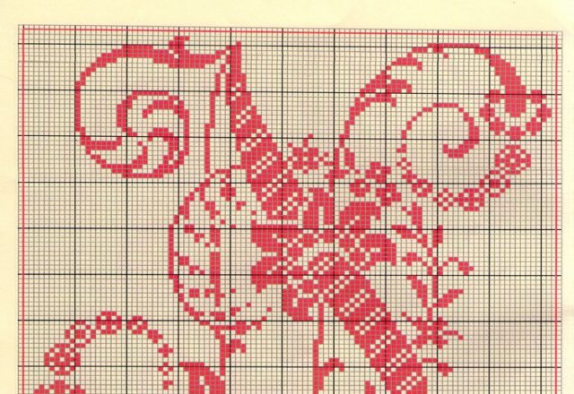 Ancient old cross stitch alphabet (13)