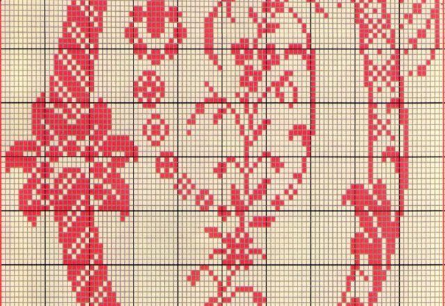 Ancient old cross stitch alphabet (14)