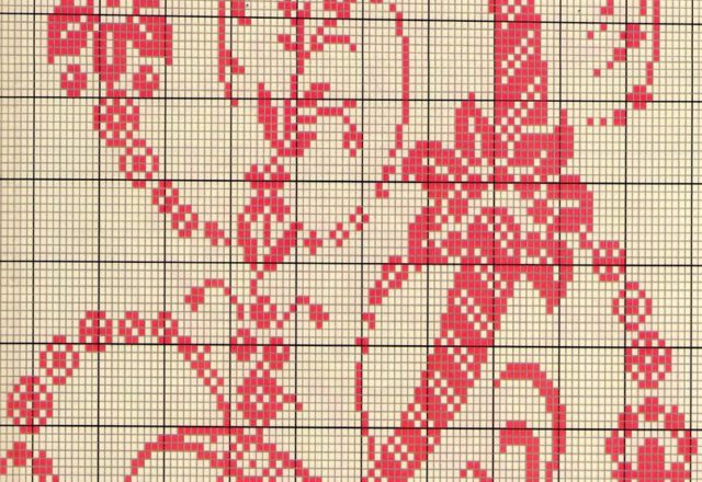 Ancient old cross stitch alphabet (16)