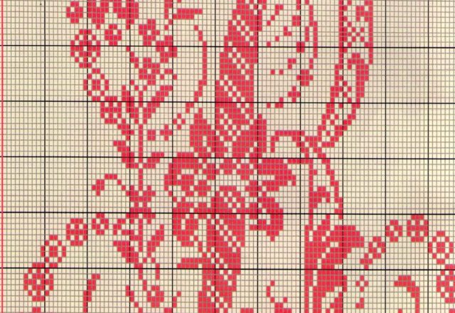 Ancient old cross stitch alphabet (17)