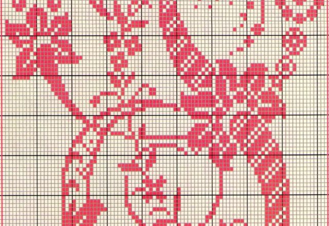 Ancient old cross stitch alphabet (18)