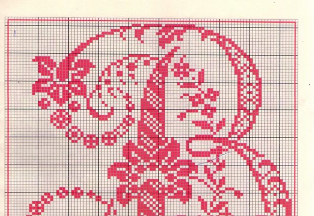 Ancient old cross stitch alphabet (2)