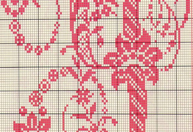 Ancient old cross stitch alphabet (23)