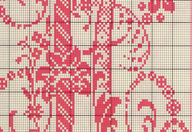 Ancient old cross stitch alphabet (8)