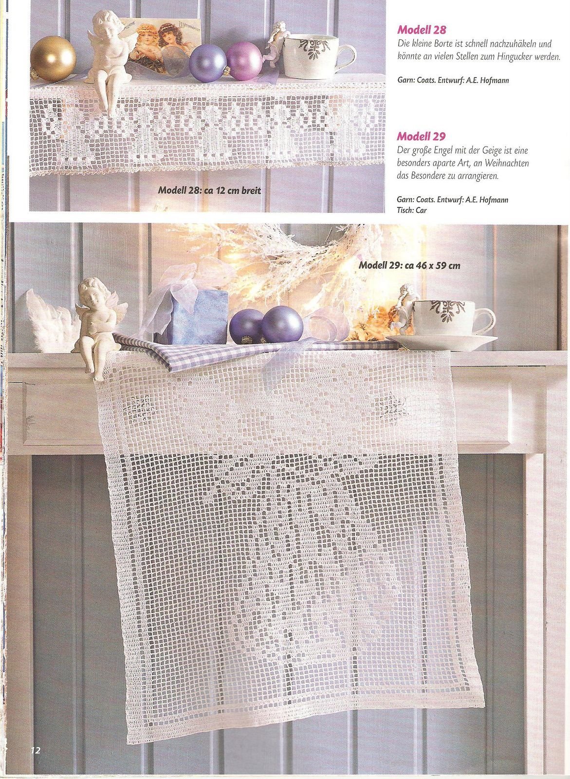 Angel Border Filet and doily (1)