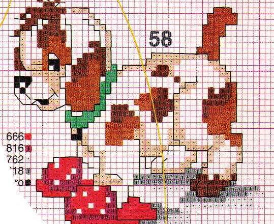 Animals a puppy with slippers