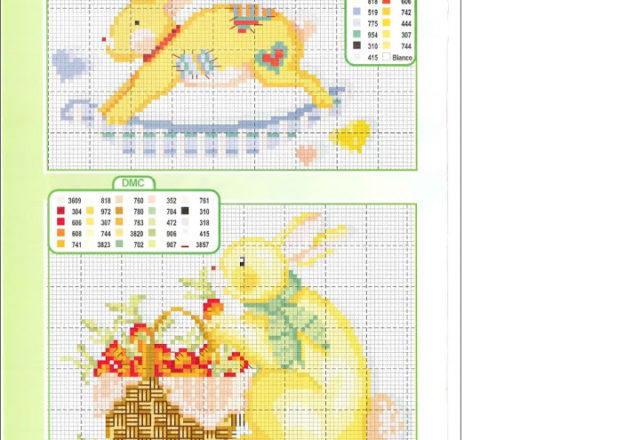 Animals babies rabbits carrots