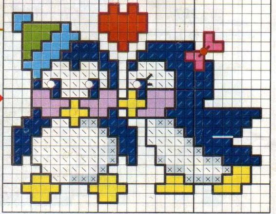 Animals babies small penguins