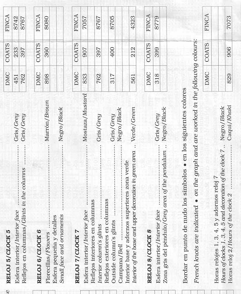 Antique clock by cross-stitch (7)