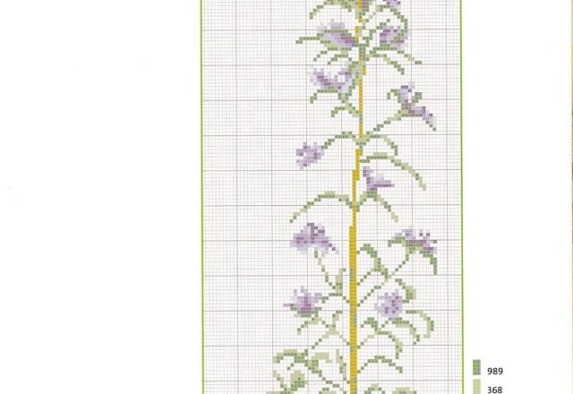 Aromatic herbs cross stitch pattern (5)
