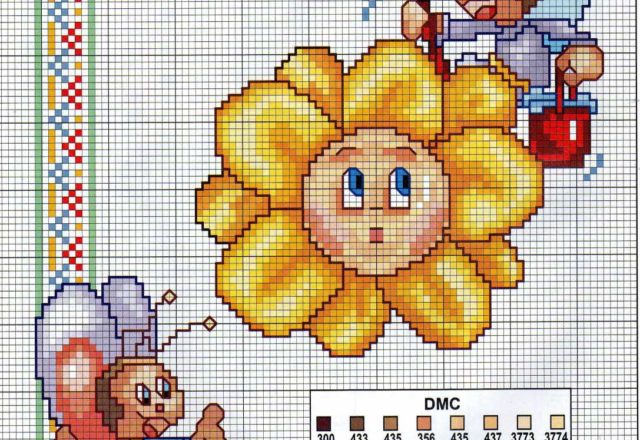 Babies funny butterflies and a flower (1)