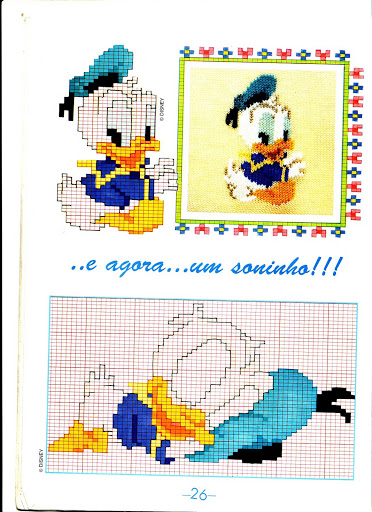 Baby Disney Donald Duck sleeping
