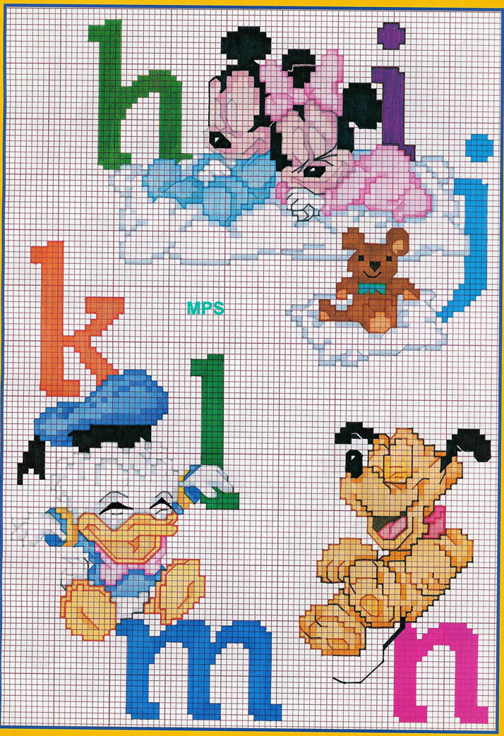 Baby Disney alphabet Mickey and Minnie (2)
