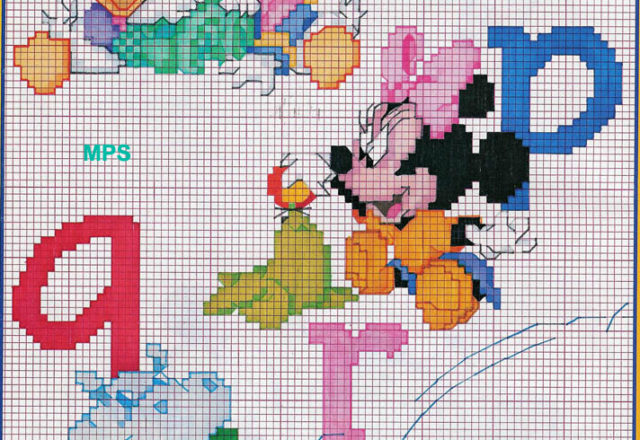 Baby Disney alphabet Mickey and Minnie (3)
