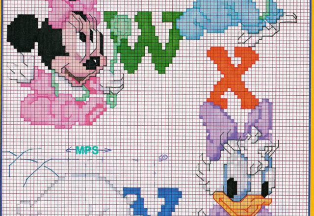 Baby Disney alphabet Mickey and Minnie (4)