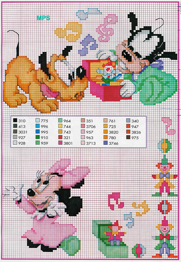 Baby Goofy Pluto gift Minnie Mouse