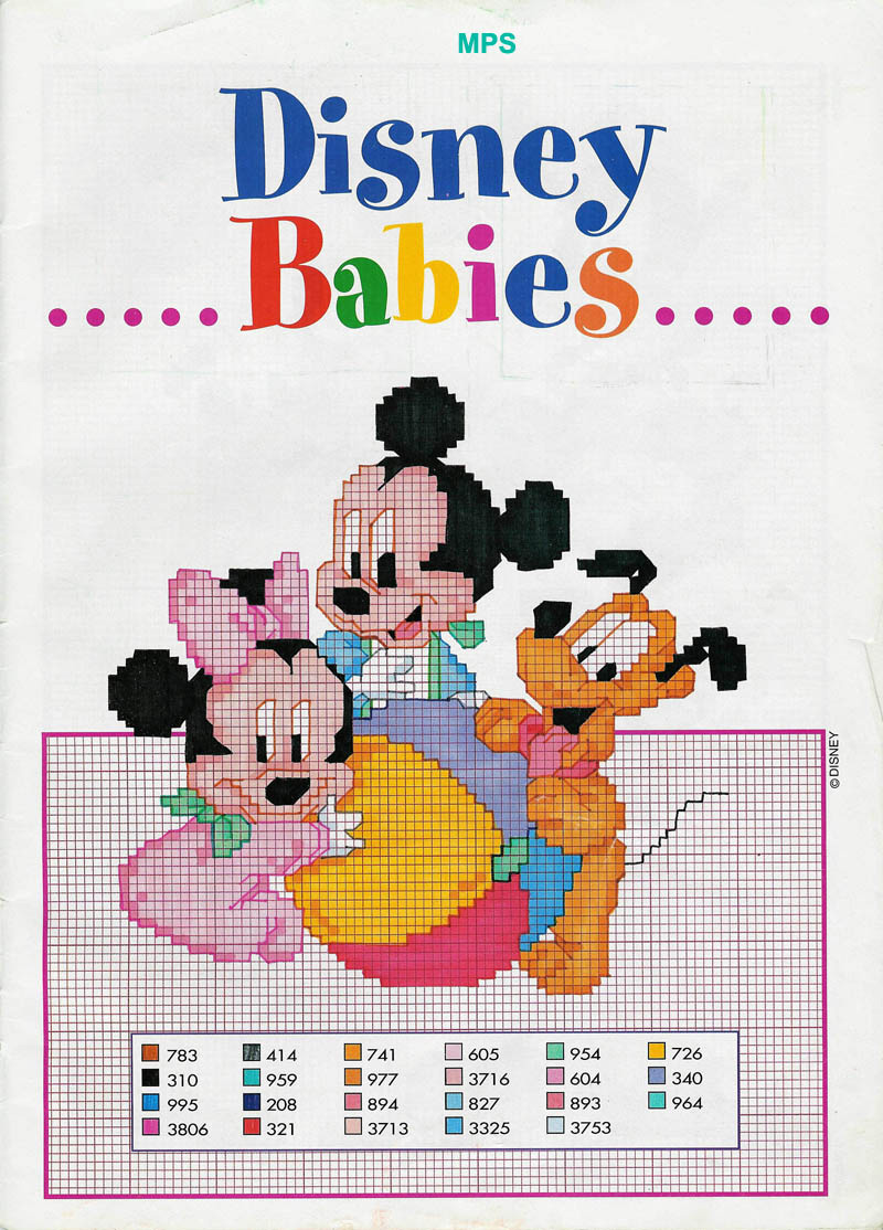 Baby Mickey Mouse Minnie Pluto