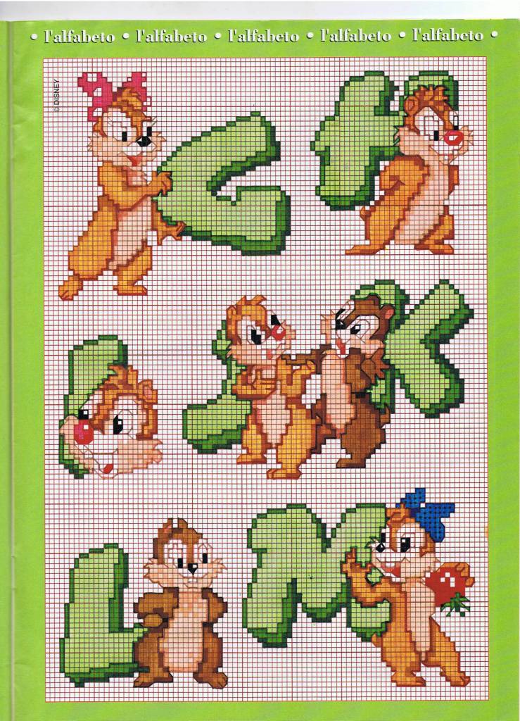 Baby alphabet Chip and Dale (2)
