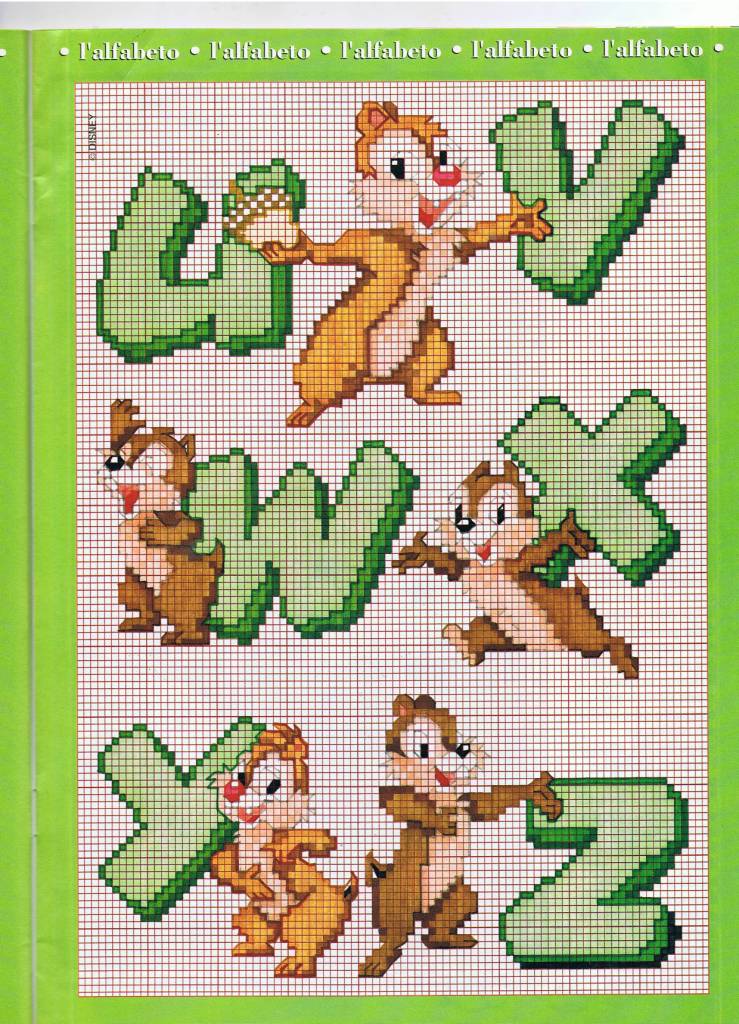 Baby alphabet Chip and Dale (4)