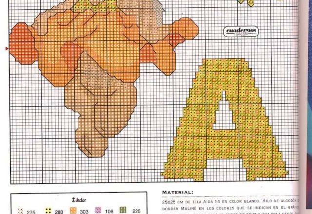 Baby cross stitch alphabet with teddy bears (1)