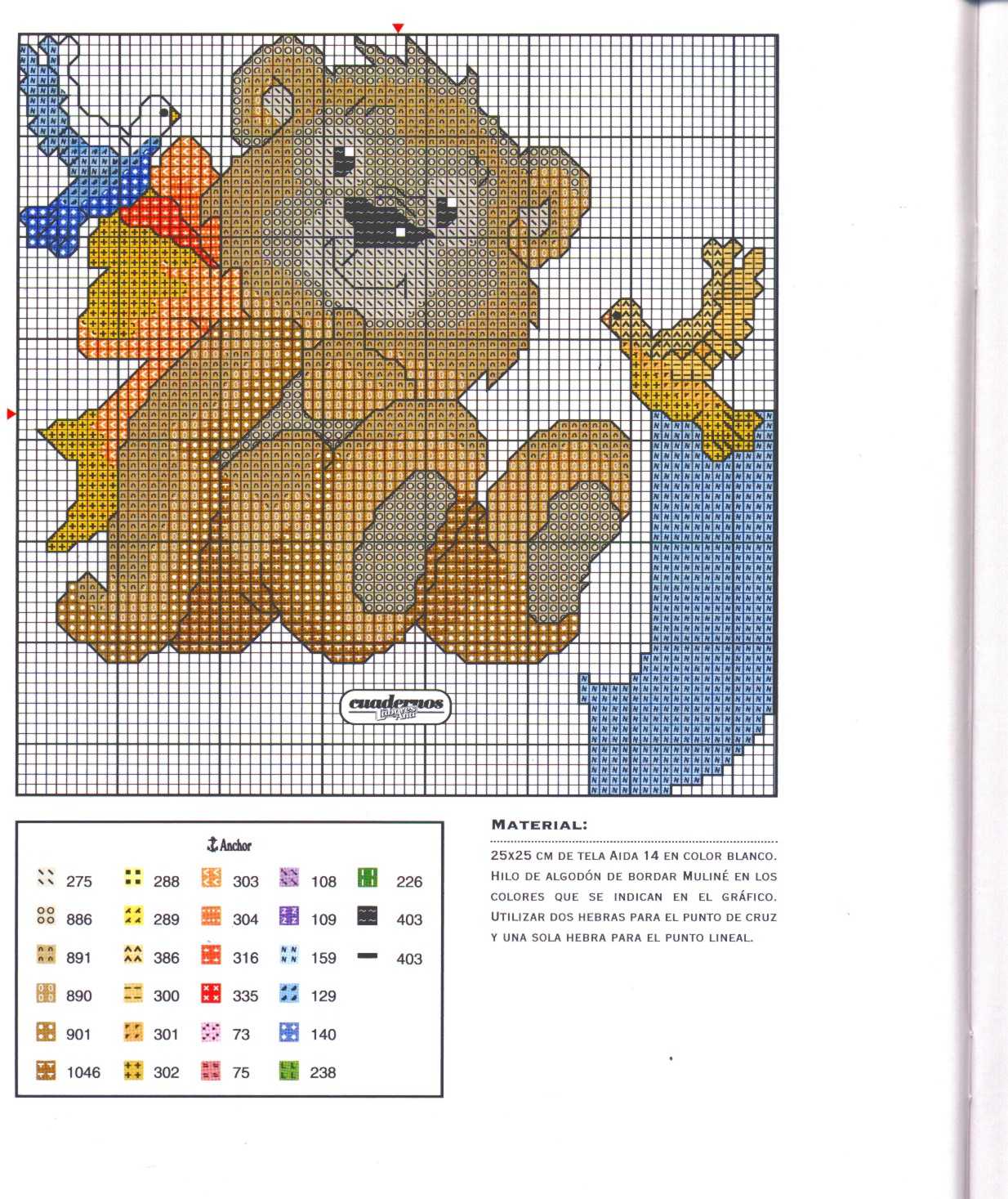 Baby cross stitch alphabet with teddy bears (10)