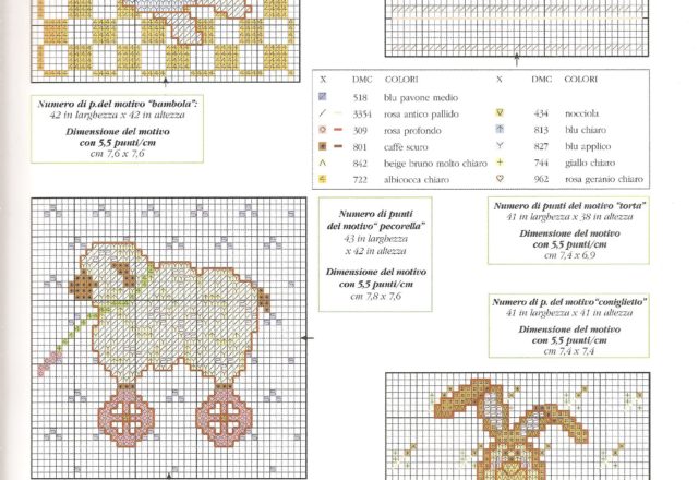 Baby cross stitch pattern a toy a month with alphabet (4)