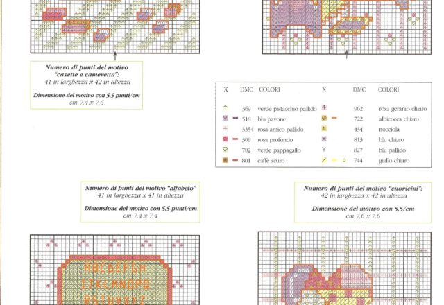 Baby cross stitch pattern a toy a month with alphabet (5)