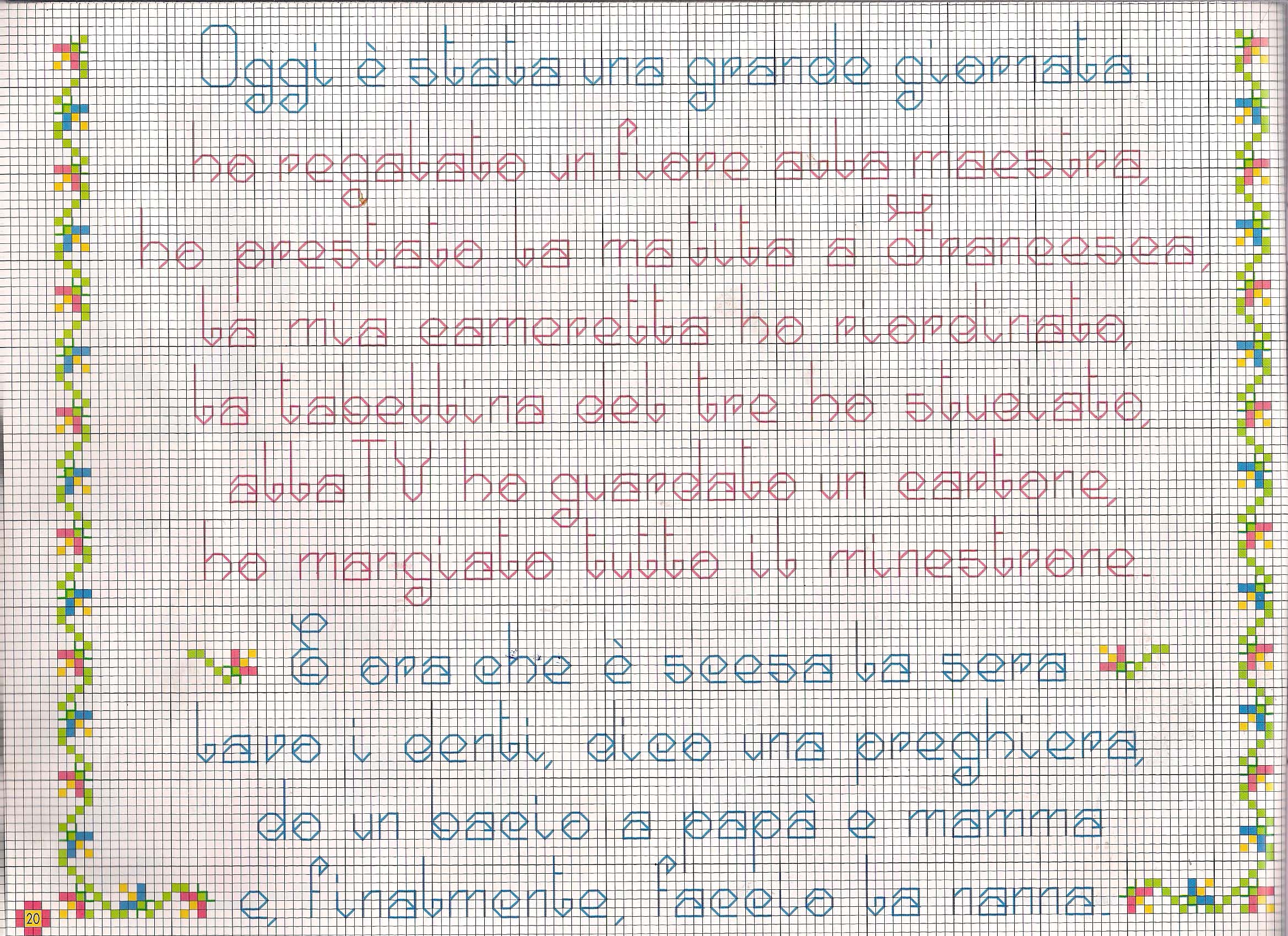 Baby nursery rhyme cross stitch idea