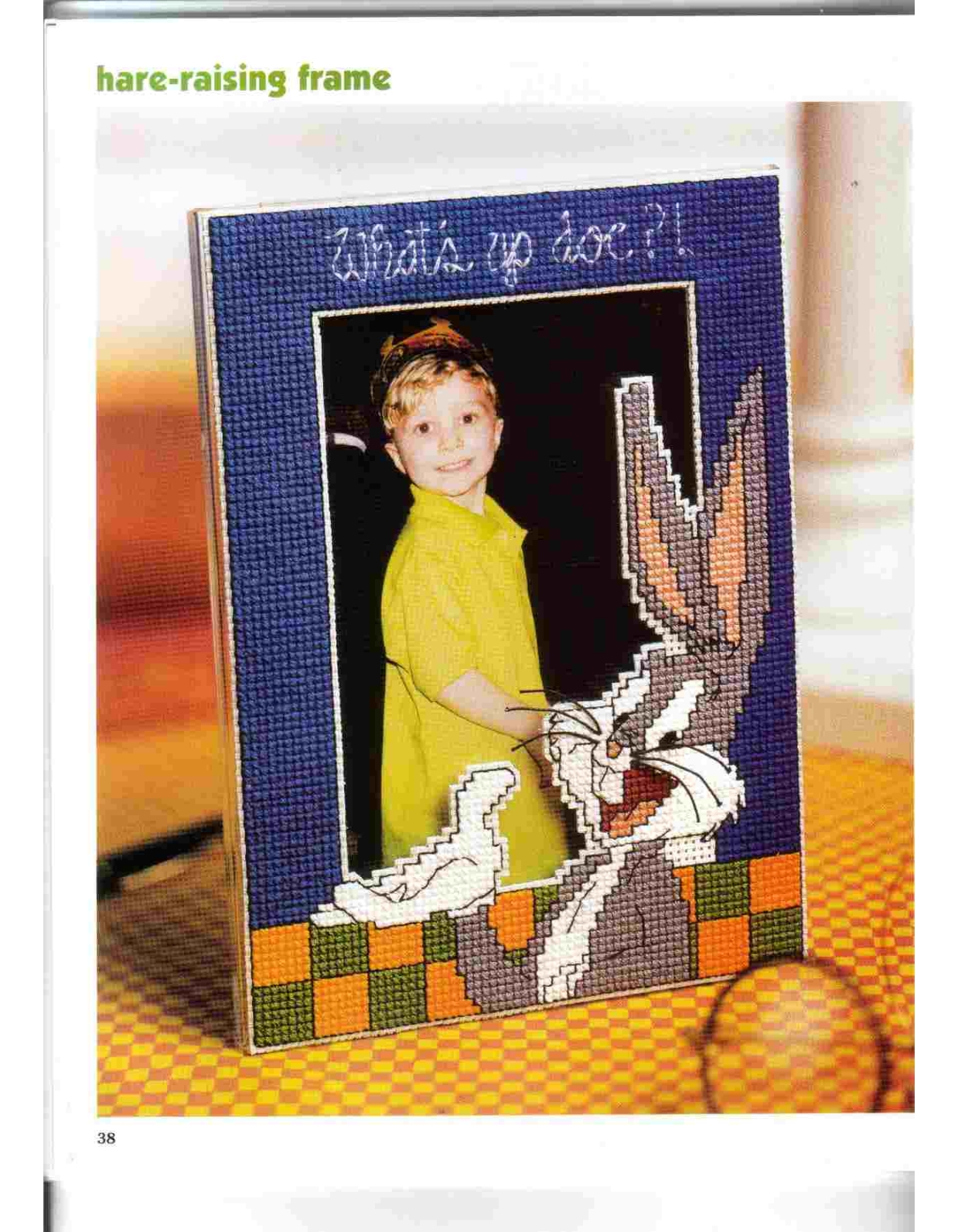 Baby photo frame with Bugs Bunny (1)