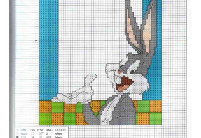 Baby photo frame with Bugs Bunny (2)