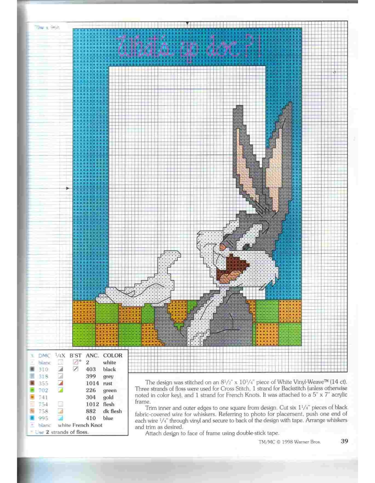 Baby photo frame with Bugs Bunny (2)