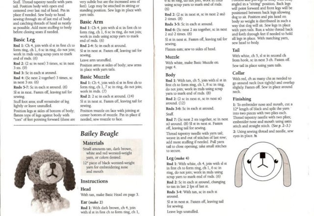 Bealy Beagle dog amigurumi pattern