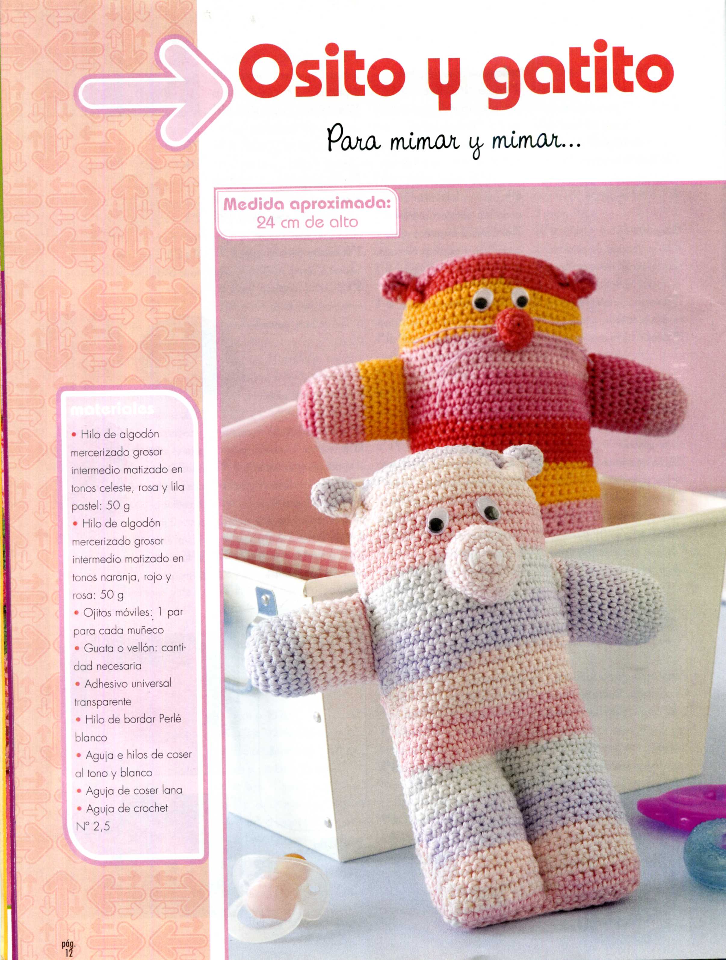 Bear and cat amigurumi pattern (1)