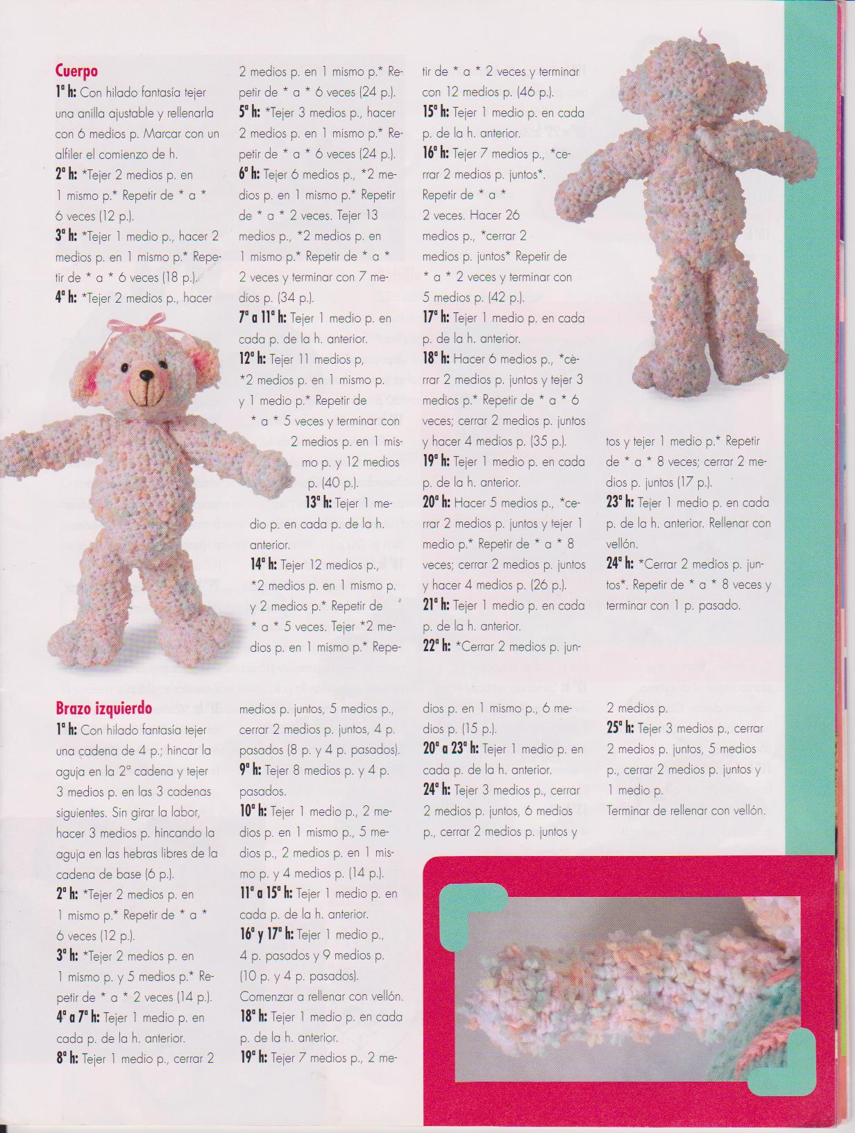 Bear with dress amigurumi pattern 1 (3)